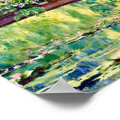 Monet Garten Giverny 1922 Poster (Ecke)