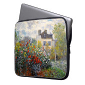 Monet Garten in Argenteuil Laptopschutzhülle (Vorderseite Links)