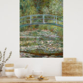 Monet, Garten, klassische Malerei Poster (Küche)