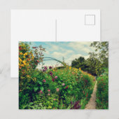Monet-Garten Postkarte (Vorne/Hinten)