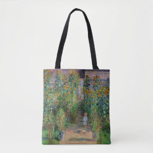 Monet Garten Vetheuil Impressionismus Blumenmalere Tasche