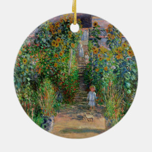 Monet-Garten Vetheuil Impressionismus-Malerei Keramik Ornament