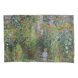 Monet Garten Vetheuil Impressionistisches Blumen G Kissenbezug