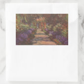 Monet: Gartenweg, Rechteckiger Aufkleber (Tasche)