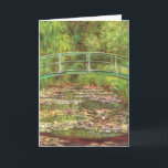 Monet Geburtstags-Karte Karte<br><div class="desc">Künstler: Monet 1840-1926. Schöne Malereien von einem wahren Meister! Dankbar sind sie im public domain und für alle uns,  zum hier zu genießen!</div>