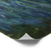 Monet - Gelbe Ire Poster (Ecke)