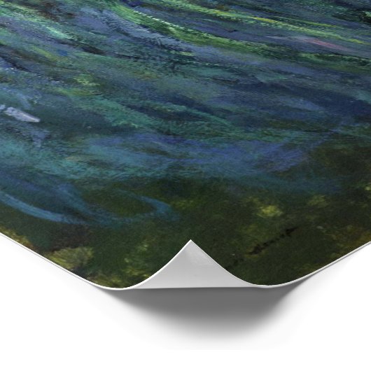 Monet - Gelbe Ire Poster (Ecke)