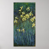 Monet - Gelbe Ire Poster (Vorne)