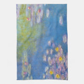 Monet gelbes Wasser-Lilien-Geschirrtuch Küchentuch (Vertikal)