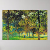 Monet-Gemälde, The Allee du Champ de Foire, Poster (Vorne)
