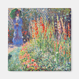Monet - gerundete Blume Bett Magnet