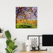 Monet - Giverny im Frühling Poster (Heimbüro)