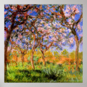 Monet - Giverny im Frühling Poster (Vorne)