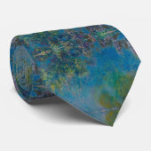 Monet Glyzinie Krawatte (Gerollt)