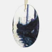 Monet Gondel in Venedig Keramikornament (Links)