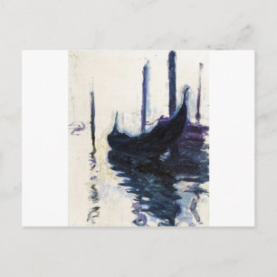 Monet-Gondel in Venedig Postkarte
