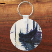 Monet Gondola in Venedig Schlüsselanhänger (Vorderseite)
