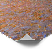 Monet - Grainstack Sun im Nebel Poster (Ecke)