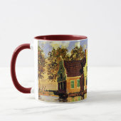 Monet - Häuser am Zaan-Fluss in Zaandam, Tasse (Links)