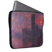 Monet Häuser des Parlaments an der Laptopschutzhülle (Vorne Rechts)