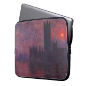 Monet Häuser des Parlaments an der Laptopschutzhülle (Vorderseite Links)