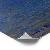 Monet - Häuser des Parlaments Sonnenscheineffekt Poster (Ecke)