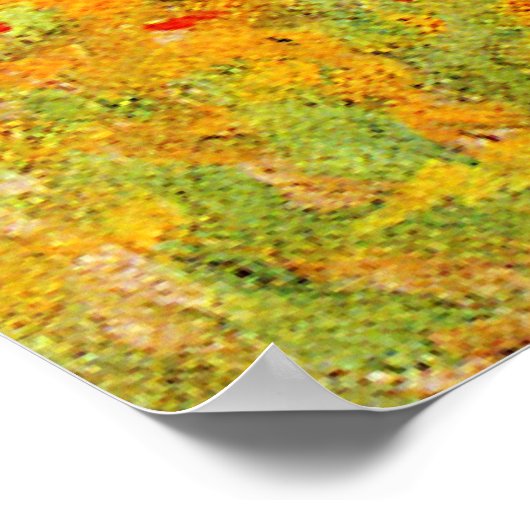 Monet - Häuser in Argenteuil, berühmte Kunstwerke Poster (Ecke)