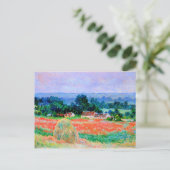 Monet - Haystack auf Giverny, schöne Kunst Postkarte (Stehend Vorderseite)