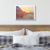 Monet Haystack Leinwanddruck (Insitu (Schlafzimmer))