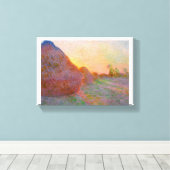Monet Haystack Leinwanddruck (Insitu (Holzboden))