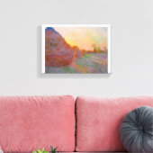 Monet Haystack Leinwanddruck (Insitu (Wohnzimmer))