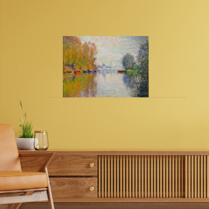 Monet - Herbst auf der Seine in Argentinien Poster