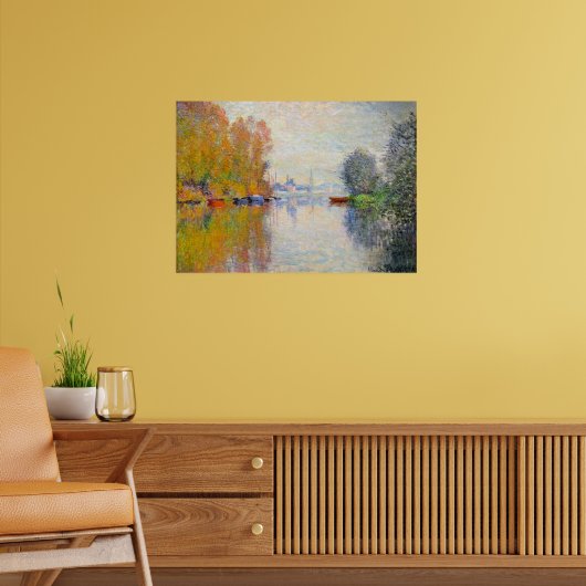 Monet - Herbst auf der Seine in Argentinien Poster (Wohnzimmer 2)
