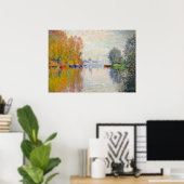 Monet - Herbst auf der Seine in Argentinien Poster (Heimbüro)