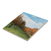 Monet, Holzhändler im Fontainebleau-Wald, Fliese (Seite)