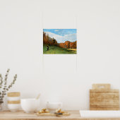 Monet, Holzhändler im Fontainebleau-Wald, Poster (Küche)