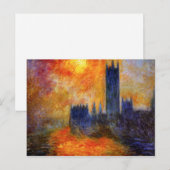 Monet House und Sunset Postkarte (Vorne/Hinten)