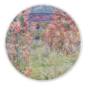Monet House Unter Rose Keramik Knob Keramikknauf (Vorderseite)