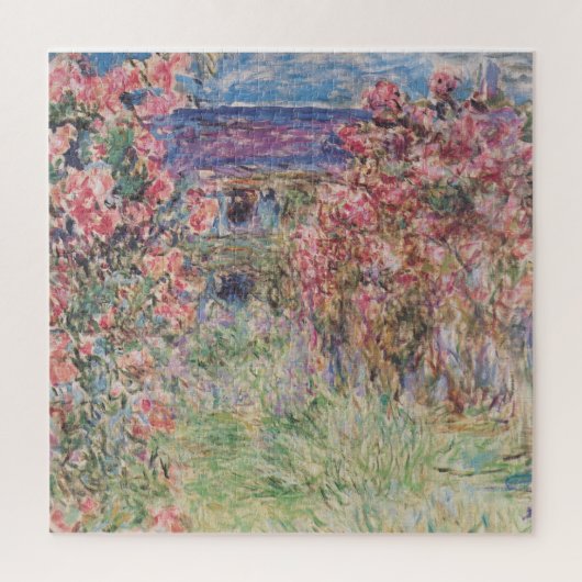 Monet-House unter Rose Puzzle (Vertikal)