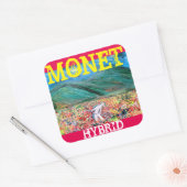 MONET HYBRID QUADRATISCHER AUFKLEBER (Umschlag)