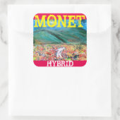 MONET HYBRID QUADRATISCHER AUFKLEBER (Tasche)