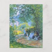 Monet - Im Parc Monceau Postkarte (Vorderseite)