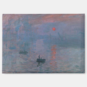 Monet, Impression bei Sonnenaufgang Magnet
