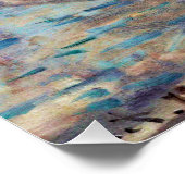 Monet - Impression, Sonnenaufgang, Poster (Ecke)