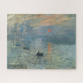 Monet Impression Sonnenaufgang Soleil Levant Maler Puzzle (Horizontal)