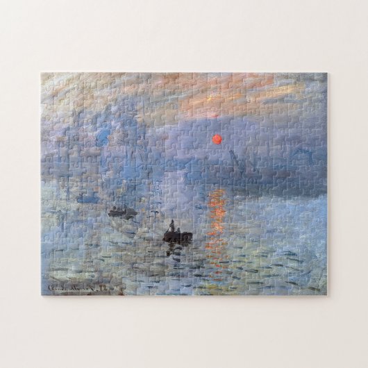 Monet Impression Sunrise Fine Art Art Puzzle (Horizontal)