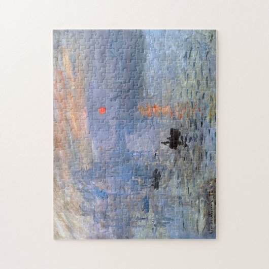 Monet Impression Sunrise Fine Art Art Puzzle (Vertikal)