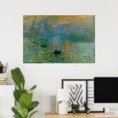Monet "Impression, Sunrise" Kunstdruckerei Poster (Heimbüro)