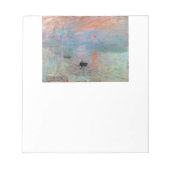 Monet , “ Impression, Sunrise ” Notizblock (Vorderseite)