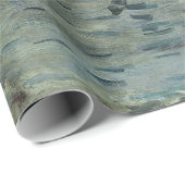 Monet Impression Sunrise Soleil Levant Malerei Geschenkpapier (Rolleneckpunkt)